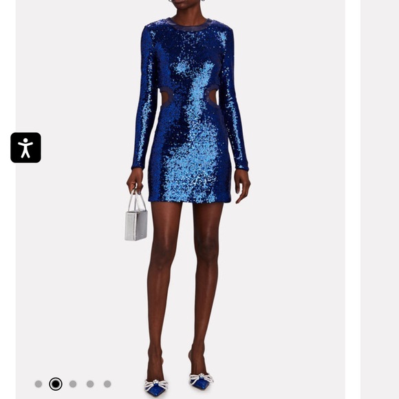 STAUD dolce cut out sequin mini dress - Picture 4 of 5